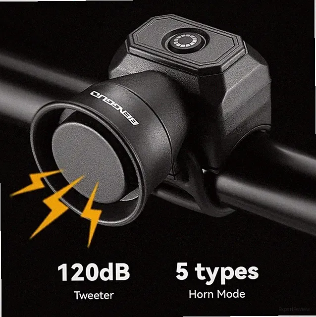 1 pc Bicycle Horn USB Rechargeable Electronic Bike Bell Waterproof Mini