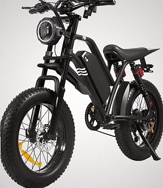 2000w Electric Motorcycle 20" Fat Tires Electric Mountain Bike For Adults 70km/h