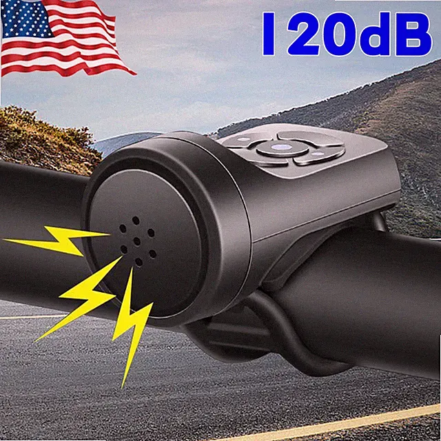 4 Sound Super Loud Bike Electronic Siren Horn Bicycle Bell Ring Alarm Speaker