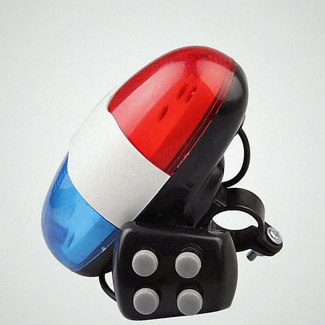 4 Tone Electronic Horn Mountain Bike Lights Bicycle Multifunctional Horn Light