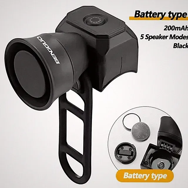 Bicycle Horn Mountain Battery/USB Charging Waterproof Electronic Bell Equipment