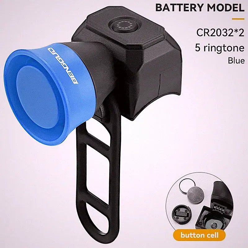 Bicycle Horn Mountain Bike Mini USB Charging Waterproof Electronic Bike Bell Rid
