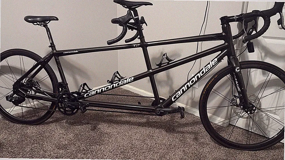 Cannondale T2 Tandem Bike 700C Black SRAM Red Derailleur . Electronic