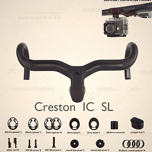 Creston iC Integrated Road Handlebar for Mechanical Electronic Mount IC Cockpit