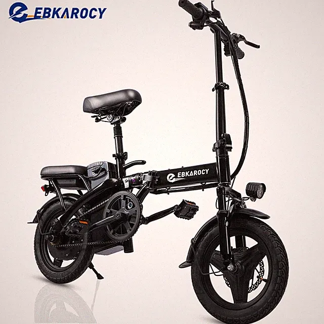 EBK Folding Electric Bike 14/20" Fat Tire 400/750W 48V Battery 23-30Mph NEW