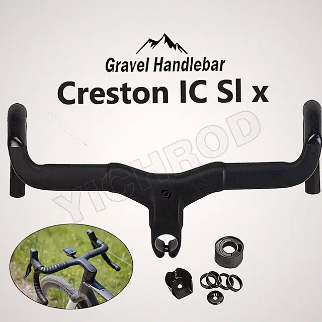Gravel Road Bicycle Full Internal Cable Routing Carbon Integrated Handlebar