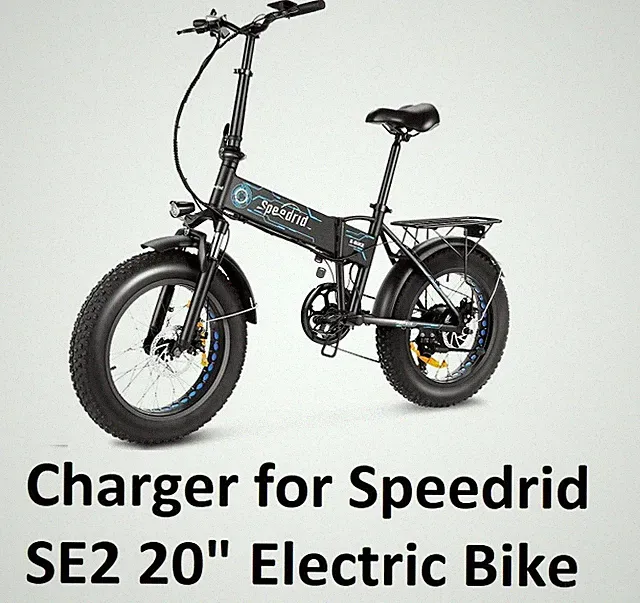 🔥New Battery Charger For Speedrid SE2 20" *4.0 Folding Fat Tire Electric Bike