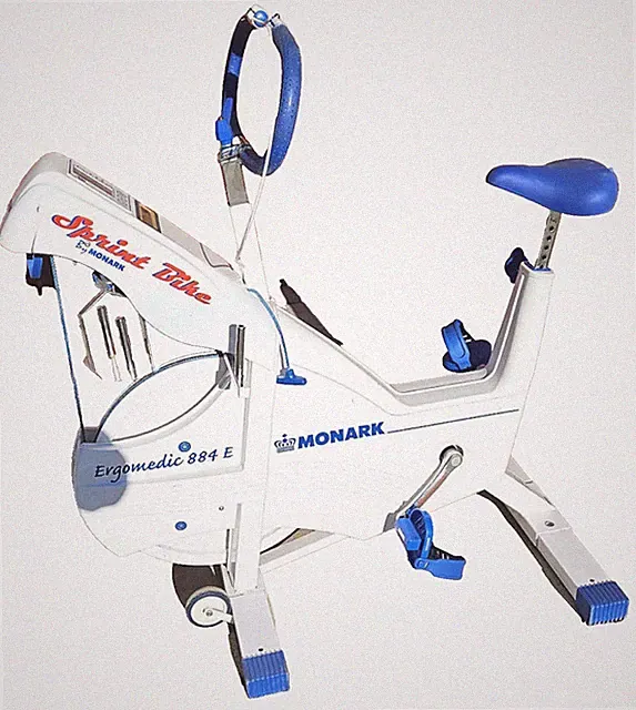 PEAK BY MONARK ERGOMEDIC 894 EA EXERCISE BIKE CARDIO ERGOMETER