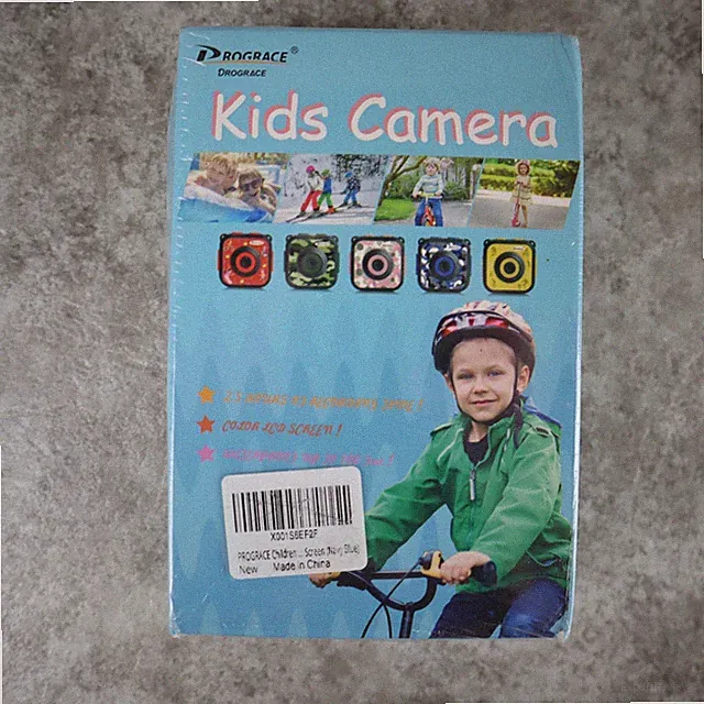 Prograce Camera for Helmet or Handlebars Bike Mountable Video Photo for Kids