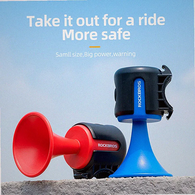 ROCKBROS 3-sound Bike Bicycle Electronic Bell Super-Loud Siren Horn Bell Ring US