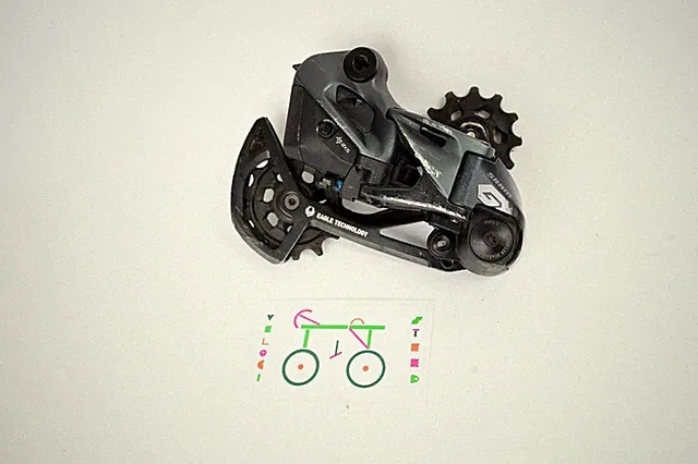 SRAM Eagle GX AXS 12-Speed Electronic Mountain Gravel Bike Rear Derailleur 52t