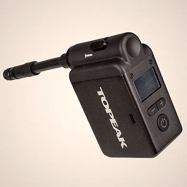 Topeak E-Booster Digital Pump Portable Electric Bike Tire Inflator USB-C