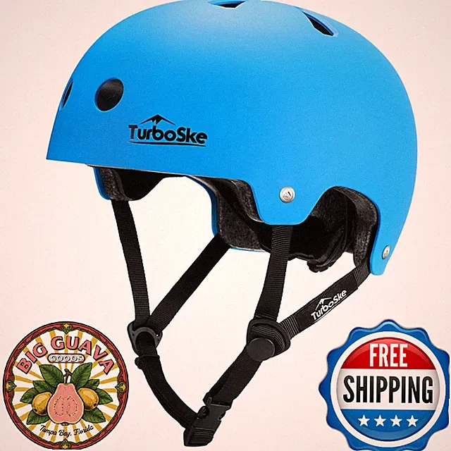 TurboSke Skateboard Helmet BMX Helmet Multi-Sport Helmet Bike Helmet Kids Youth
