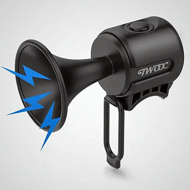 TWOOC 120dB Bicycle Electronic Horn Waterproof Bike Bell Road MTB Alarm
