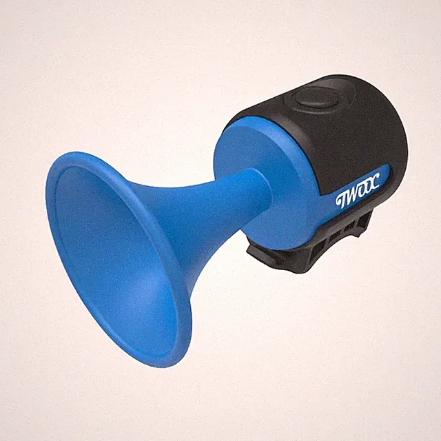 TWOOC Bicycle Electronic Horn, Loud Warning Sound, CR2032 Battery, 120Db, IPX4 W