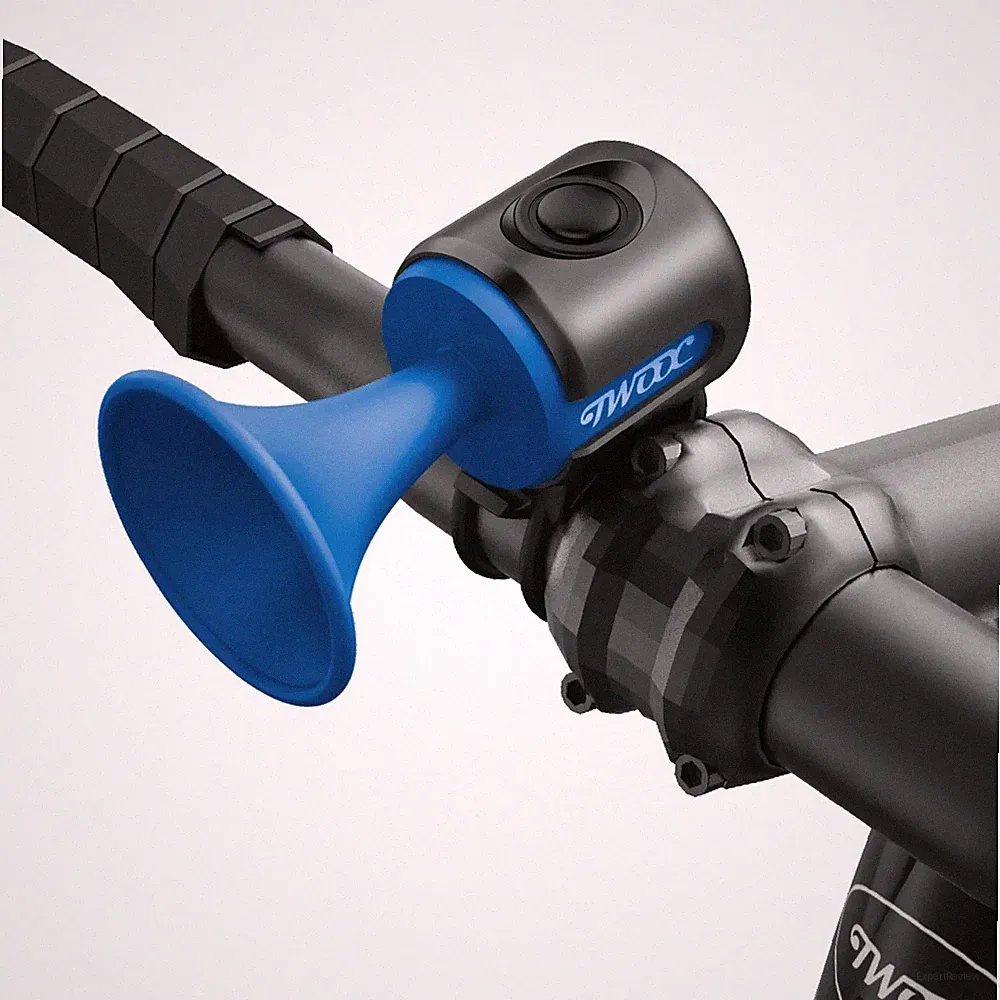 TWOOC Bicycle Electronic Horn Loud Warning Sound CR2032 Battery 120Db IPX4 Water
