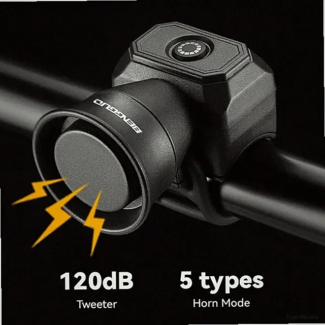 USB Rechargeable Bicycle Horn Waterproof Electronic Bike Bell MTB Scooter